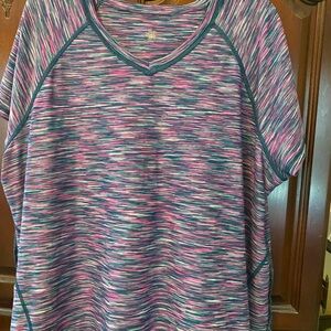 Multicolor Short Sleeve Top